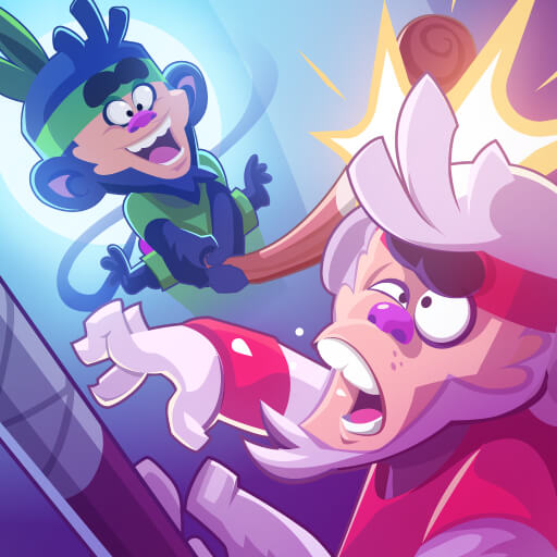 Cranky Monkey game logo